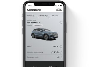 Audi launches an EV app to understand cost savings between a fossil fuel car and an EV and more!