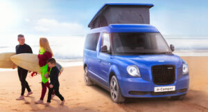 LEVC unveils world's first electric campervan