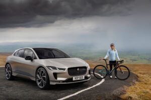 Jaguar I-PACE completes Everesting Challenge on a single charge with Olympic cycling ace at the wheel