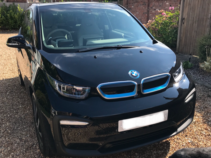 A 2018 BMW i3 REx.