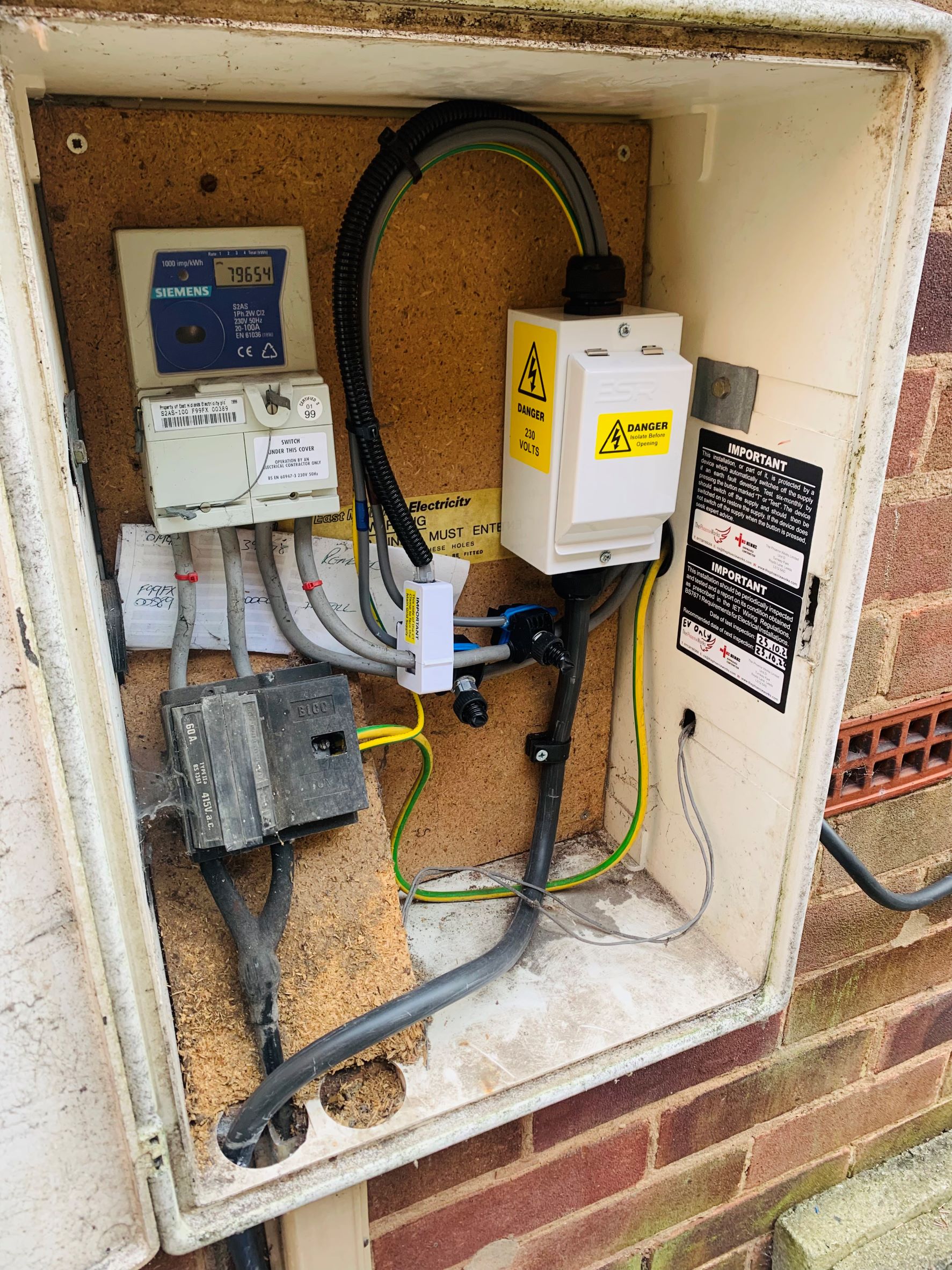 Home charging BMW i3 120Ah 2021 Neil A Electric Road