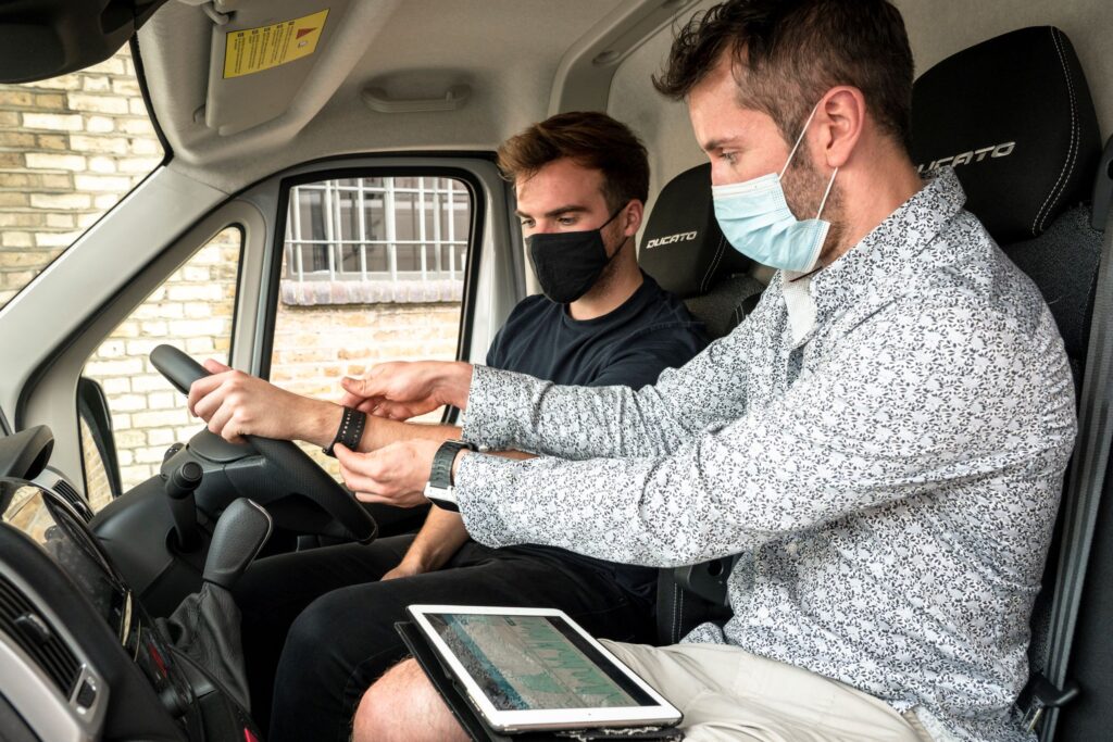 Drivers feel less stressed when driving an electric van!