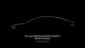 ŠKODA ENYAQ COUPÉ iV: World premiere on 31st January 2022