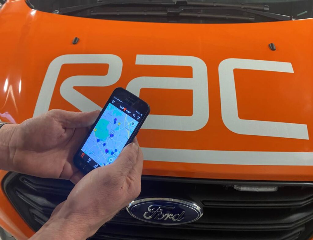 RAC partners with Zap-Map to help electric car members
