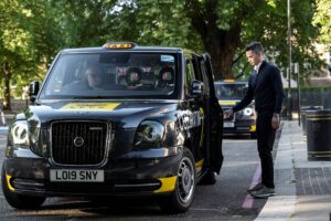 LEVC celebrates milestone of 7,000 global electric taxi sales with free cab rides