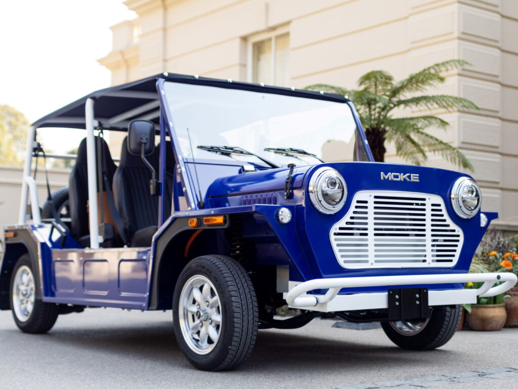 The electric MOKE hits the road for Summer 2022!