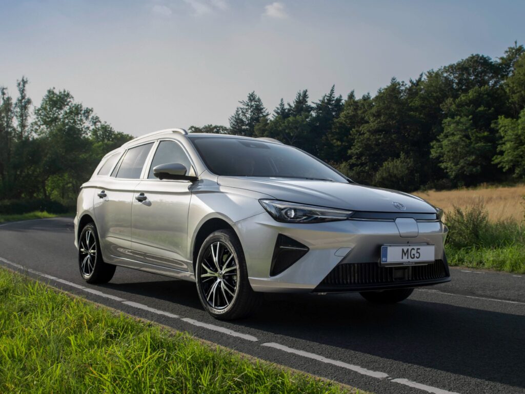 The new MG5 debuts at Goodwood Festival of Speed