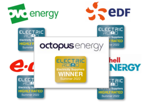 Top 5 Electricity Suppliers - Summer 2022