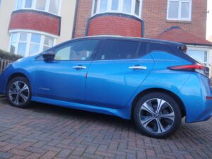 Nissan LEAF 2019 - Road trip report: York to Normandy, France