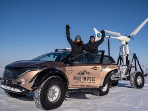 Pole to Pole Nissan ARIYA 27,000 mile expedition begins