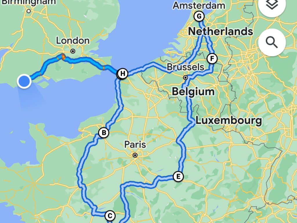 KIA EV6 2023 - Road trip report: Dorset to The Netherlands