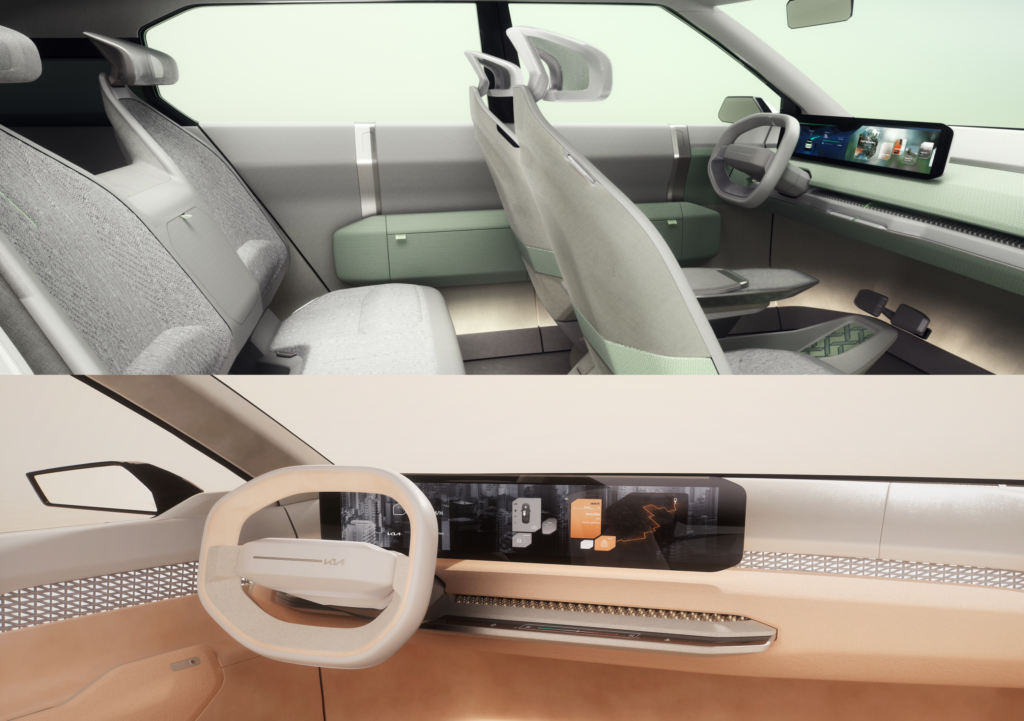 KIA EV3 & EV4 Concepts - Interior details