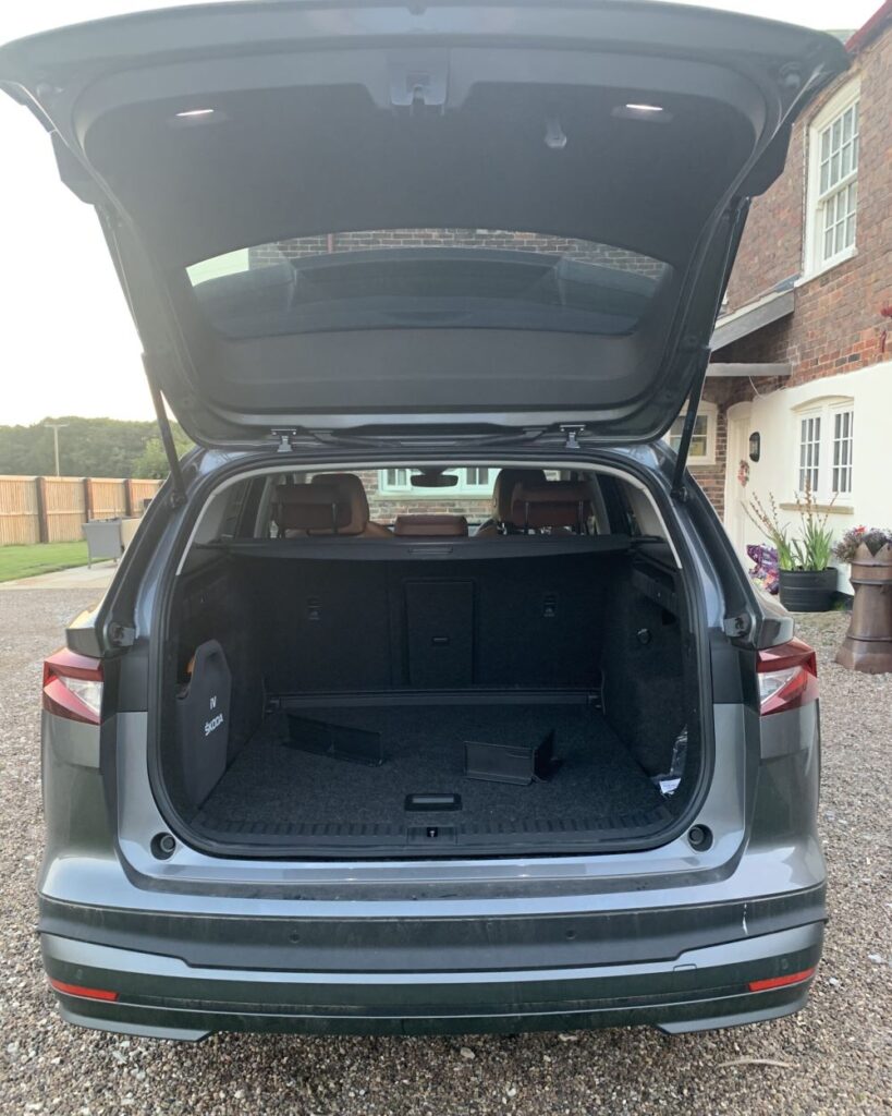 Skoda Enyaq ample boot space