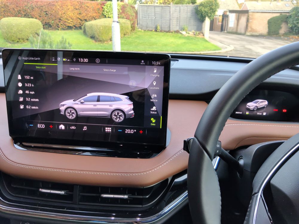 Skoda Enyaq infotainment