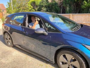 A happy Cupra Born owner